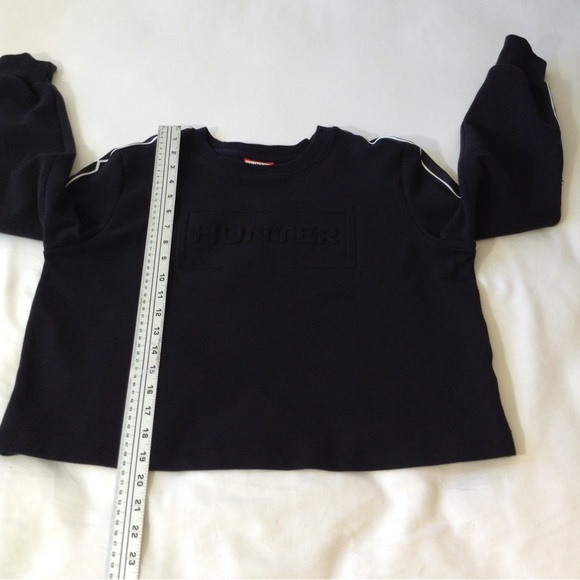 Hunter for Target black embossed sweater pattern line sleeves womens medium - Picture 10 of 12